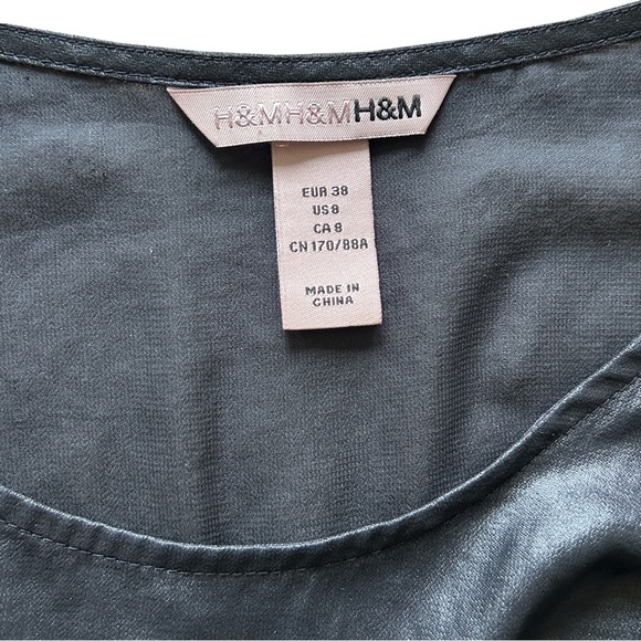 H&M Black Tank Top with Sequin Accent - Picture 4 of 5